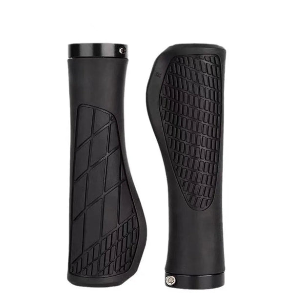 130 mm Rubber Lock-On Bike Grips – 22.2 mm Fit